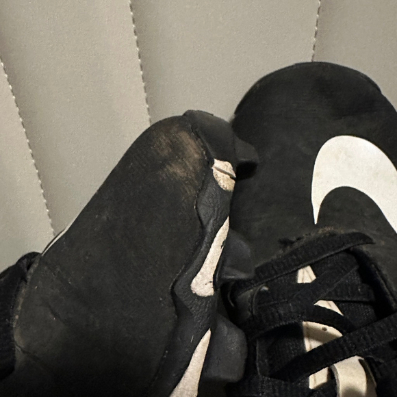 Youth Nike Fastflex Vapor Baseball Softball Cleats Unisex Size 3.5Y Black/White - Picture 6 of 7